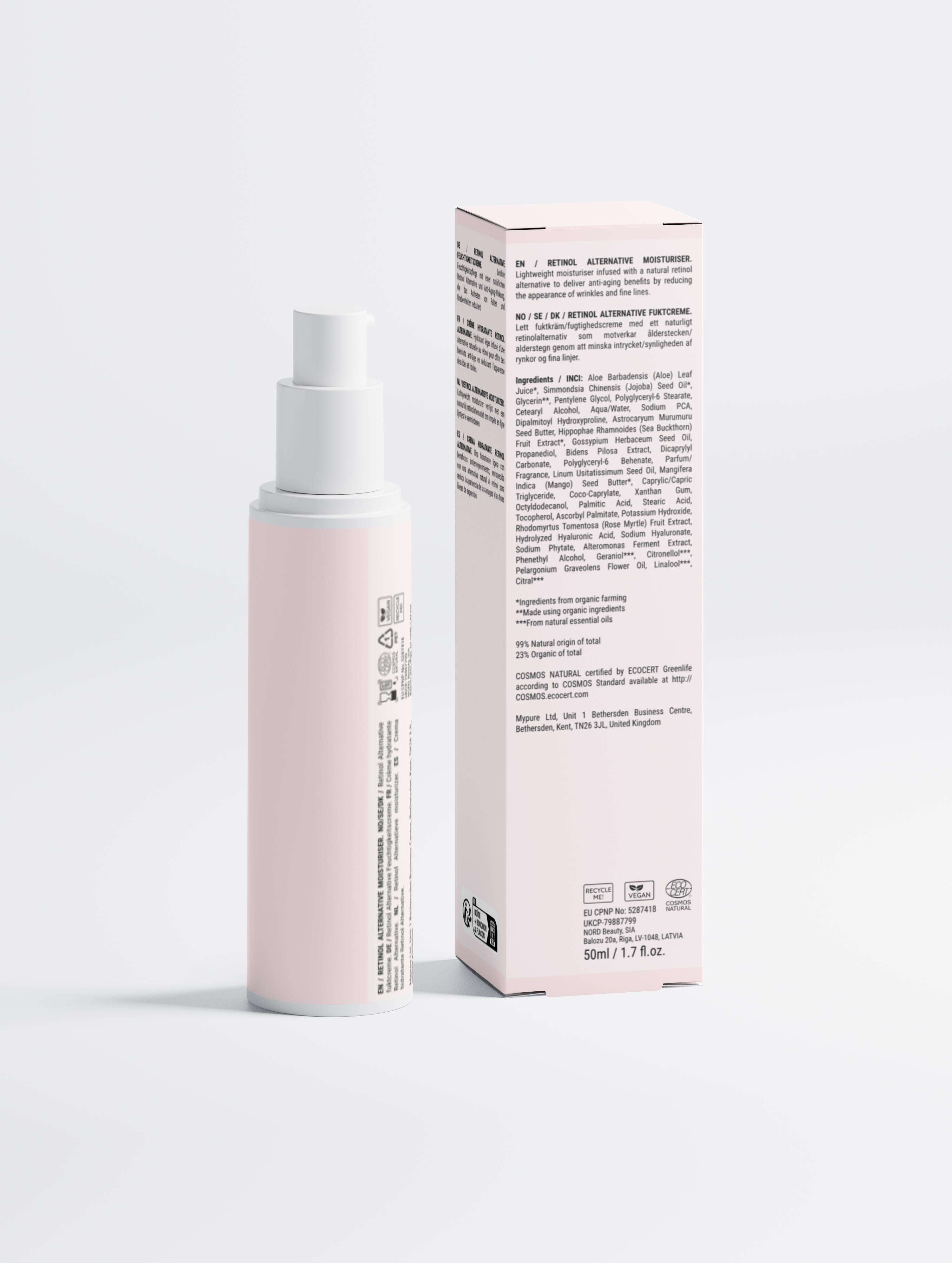 Hyaluronic acid & Bidens Pilosa cream – effective retinol alternative for radiant, firm complexion