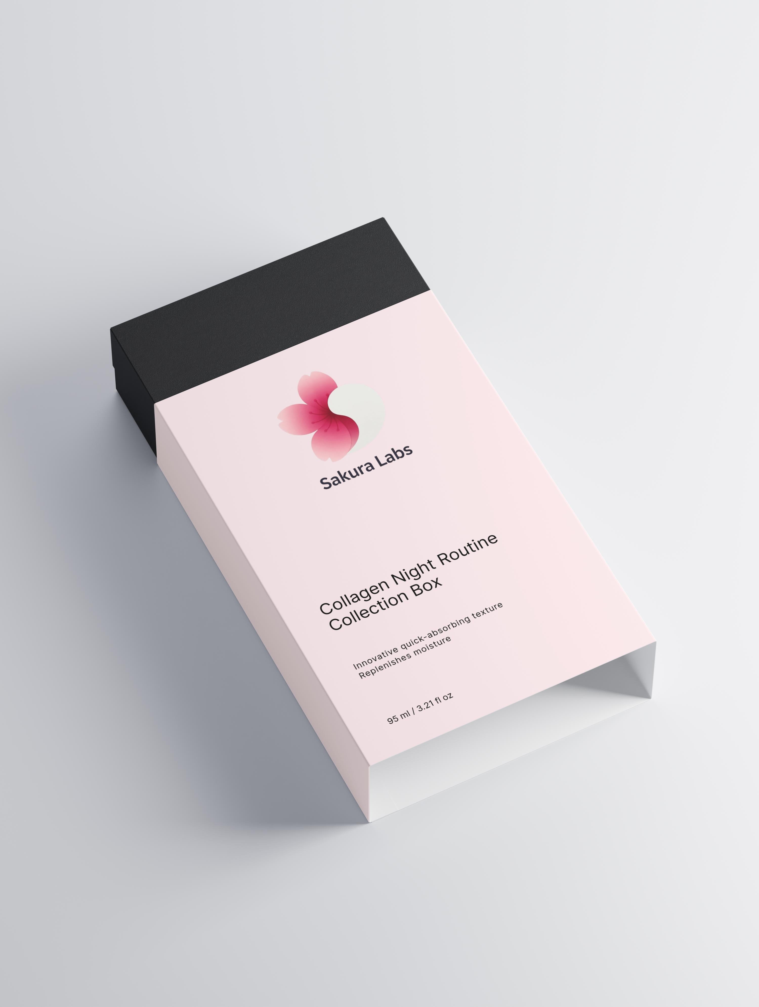 3-piece collagen set – nighttime anti-aging care for firm, smooth complexion