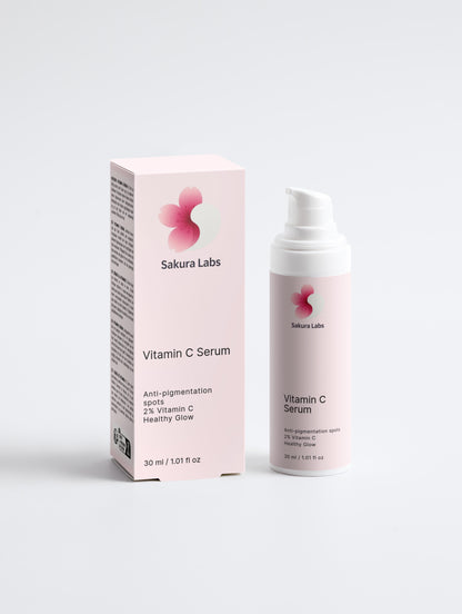 Vitamin C serum with ferulic acid – skin brightening and anti-wrinkle protection