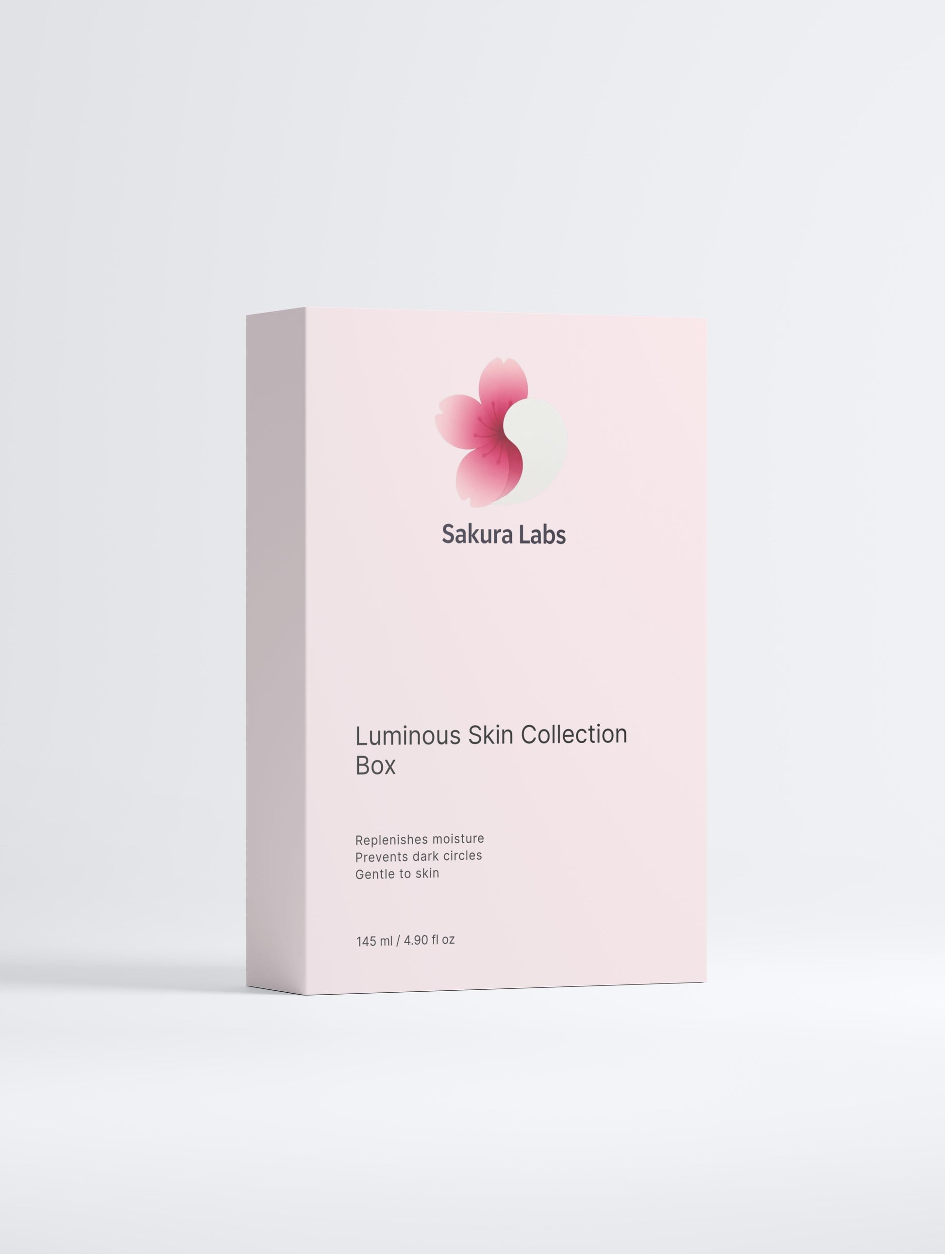 Luminous skin collection box – 3-piece makeup removal and anti-aging set for radiant skin