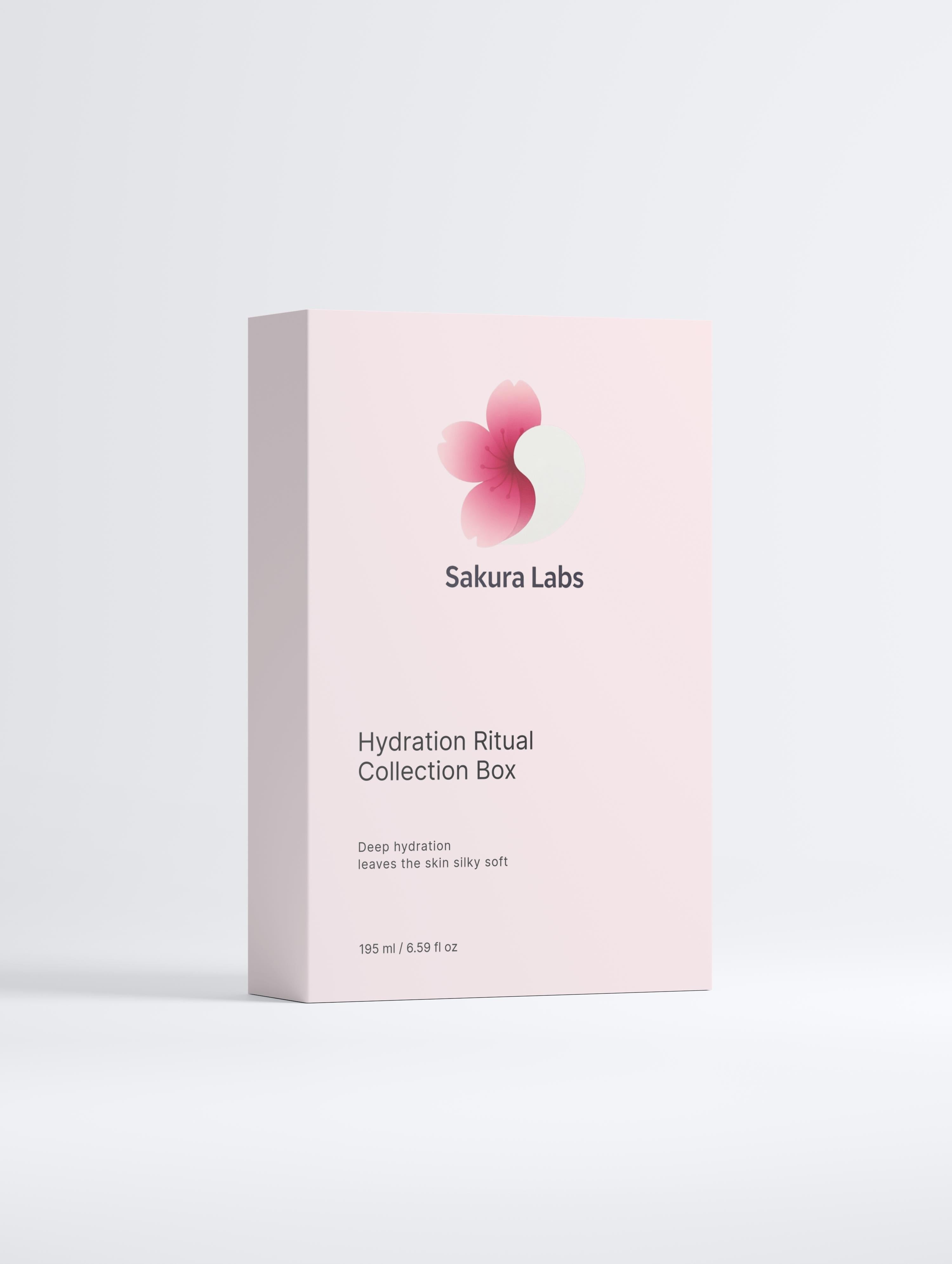 Hydration ritual collection box – 3-piece hydrating skincare set for deeply moisturized skin