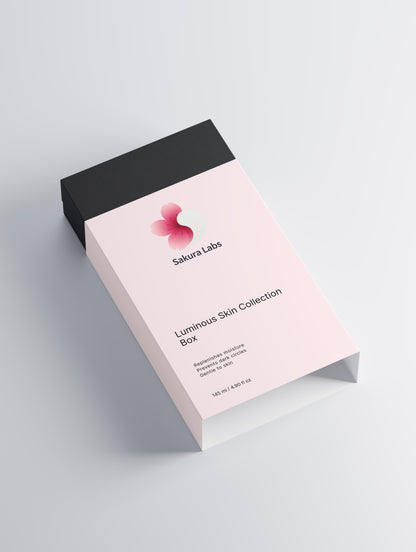 3-piece skincare collection – cleansing and anti-aging set for luminous complexion