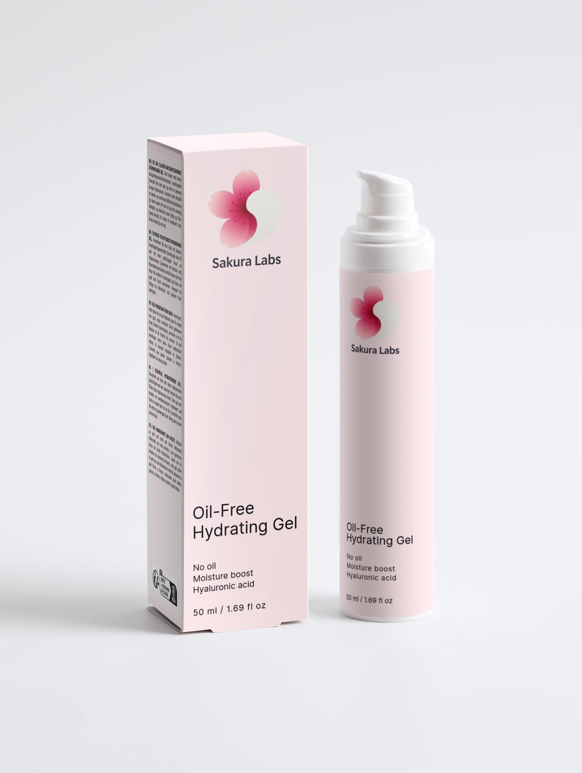 Oil-free gel for face – lightweight hydration with hyaluronic acid and zinc
