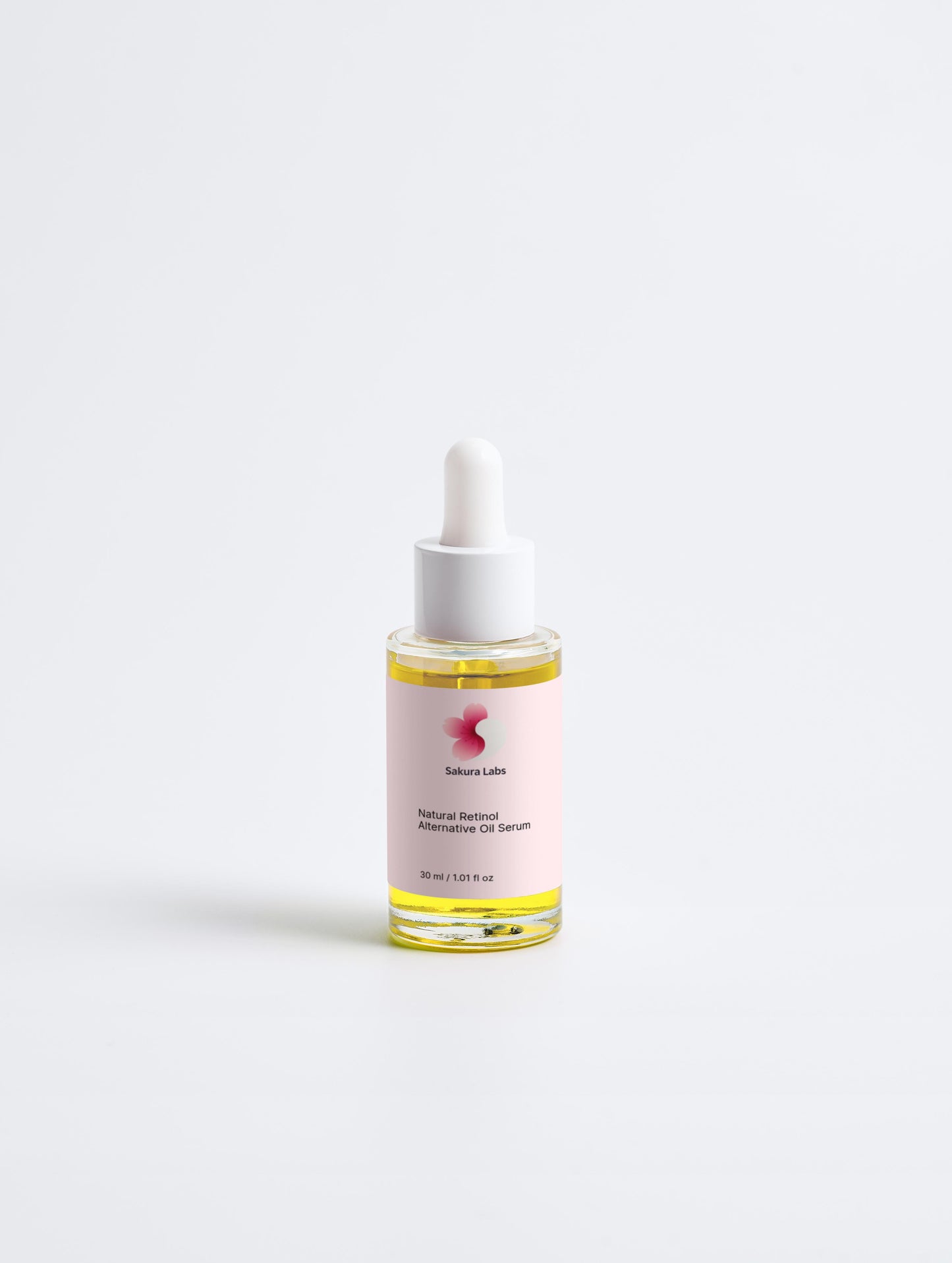 Rosehip oil serum with bakuchiol – natural retinol alternative for wrinkle reduction and glow
