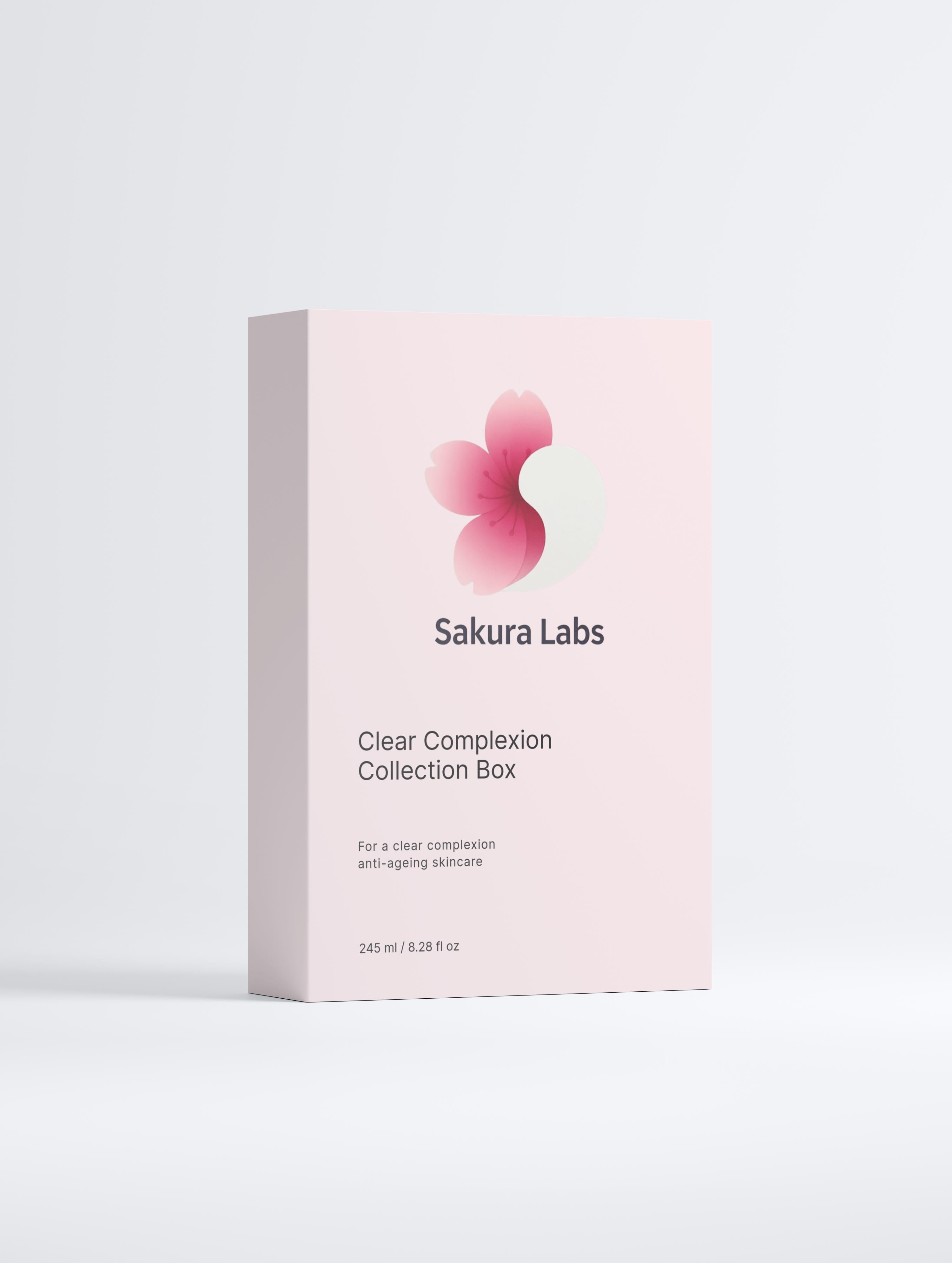 Clear complexion collection box – 3-piece anti-aging and blemish control set for flawless skin